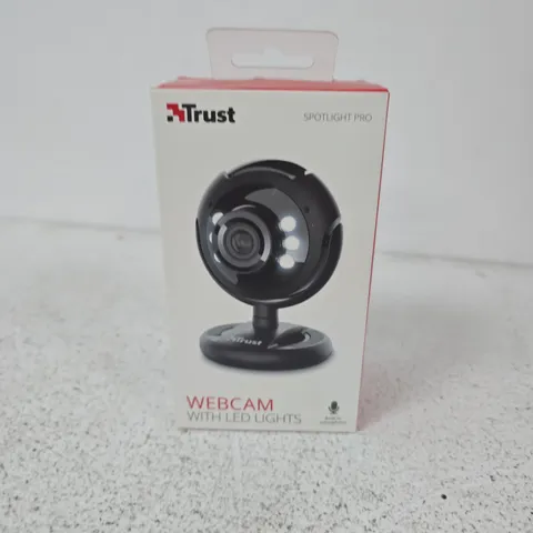 BOXED AND SEALED TRUST WEBCAM WITH LED LIGHTS