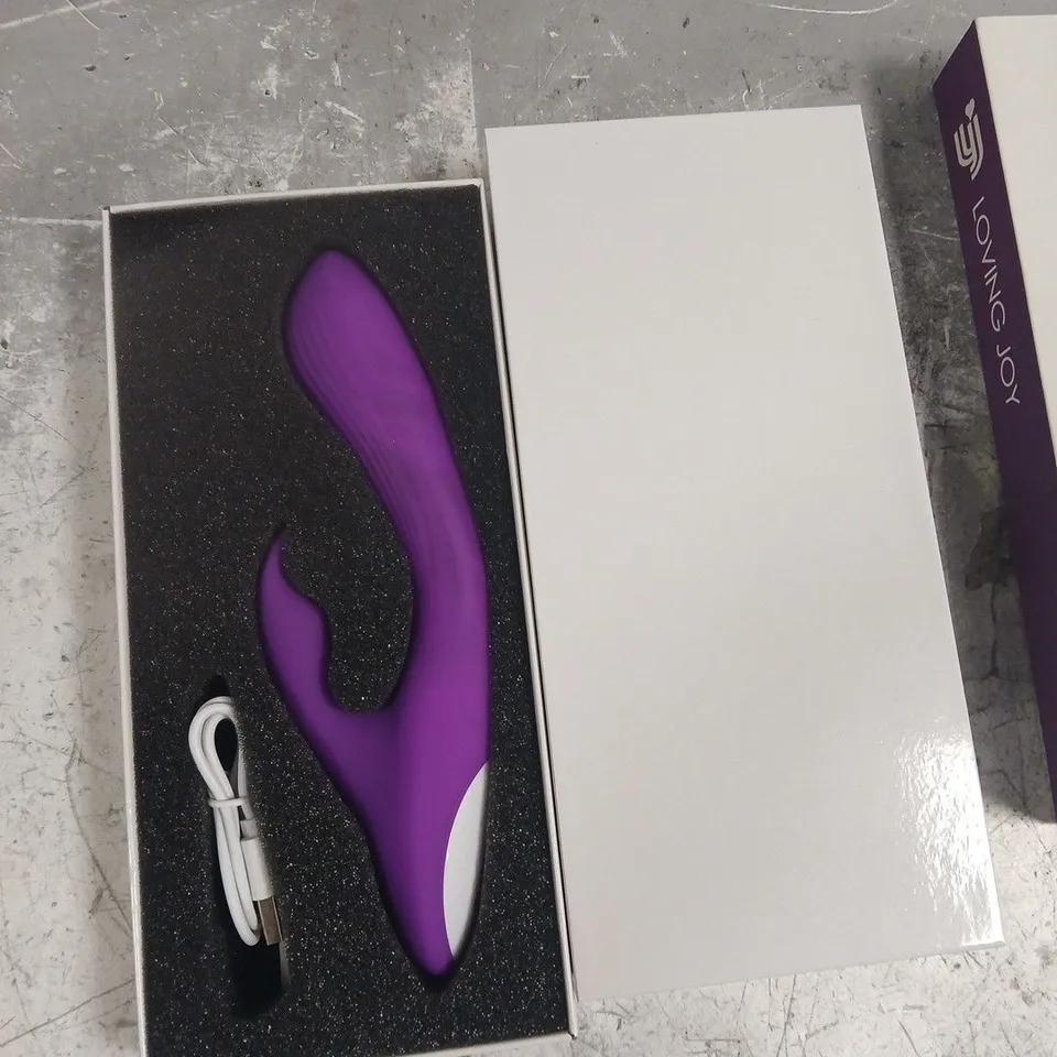 BOXED FLEX SILICONE BENDABLE RABBIT VIBRATOR