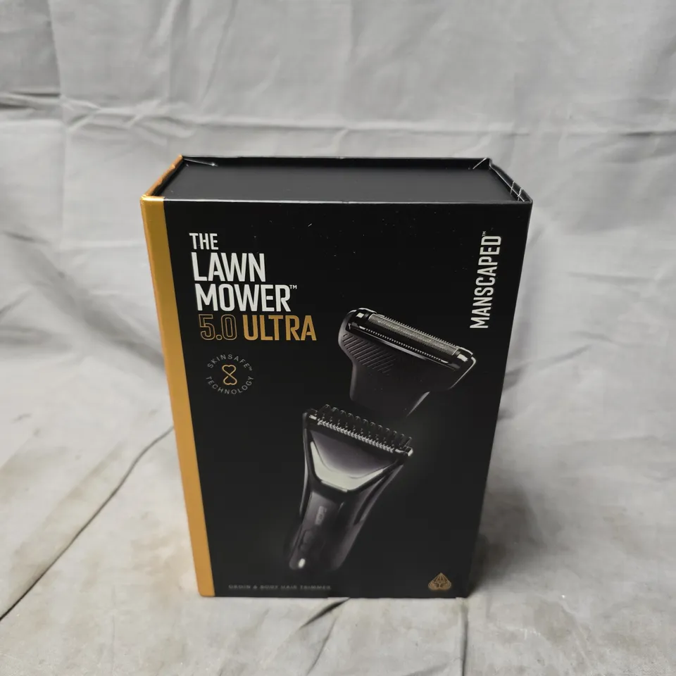 BOXED AND SEALED MANSCAPED THE LAWN MOWER 5.0 ULTRA