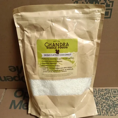 CHANDRA WHOLE FOODS DESICCATED COCONUT – SEALED POUCH 1KG