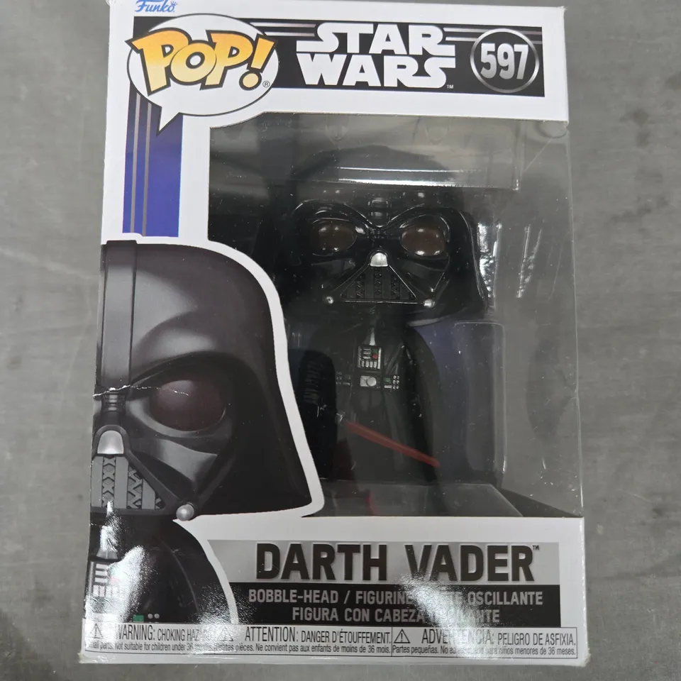 FUNKO POP STAR WARS 597 - DARTH VADER COLLECTIBLE BOBBLE-HEAD