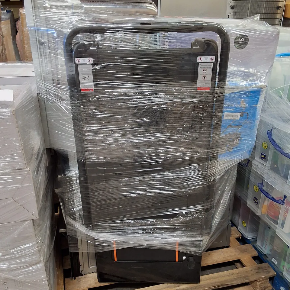 PALLET CONTAINING ASSORTED ELECTRICAL PRODUCTS INCLUDING TREADMILL, 12L DEHUMIDIFIER, PRESSURE WASHER, OVEN & DISHWASHER 