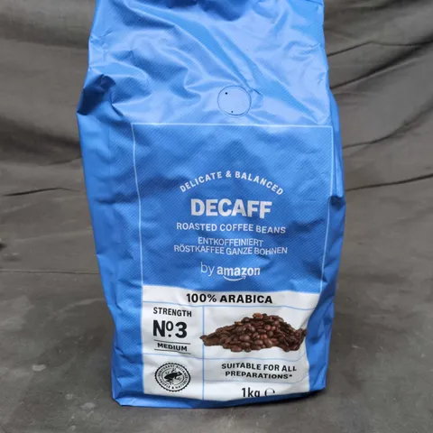  DECAF COFFEE BEANS – 1KG, 100% ARABICA STRENGTH 3 MEDIUM