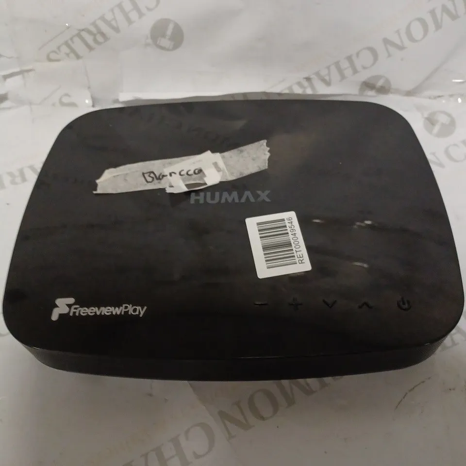 HUMAX FVP-4KGTR 2TB FREEVIEW PLAY HD TV RECORDER, BLACK 