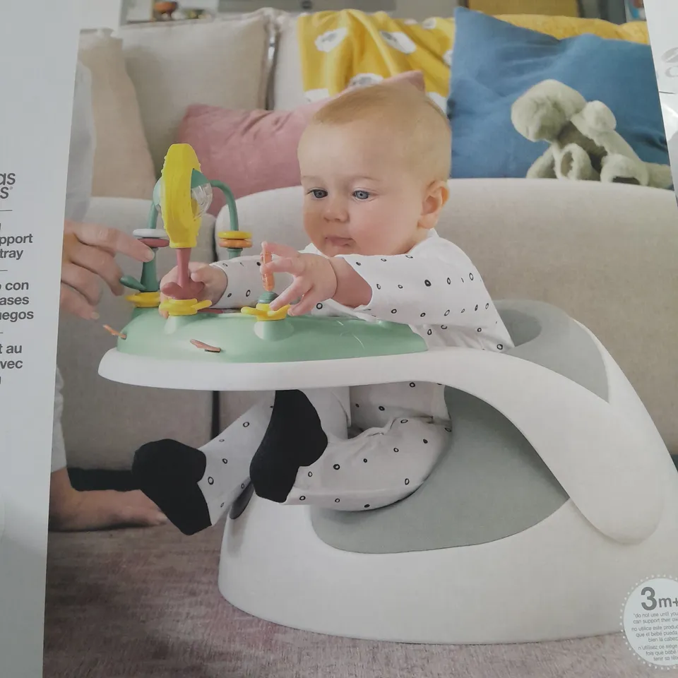 MAMAS AND PAPAS BABY SNUG 2 STAGE FLOOR SUPPORT SEAT WITH PLAY TRAY 