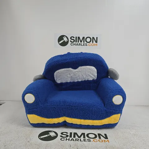 BLUE PLUSH CHILDREN'S ARMCHAIR – BRAND OUOZZZ (STARPONY LICENSED)