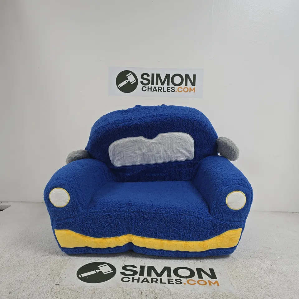 BLUE PLUSH CHILDREN'S ARMCHAIR – BRAND OUOZZZ (STARPONY LICENSED)