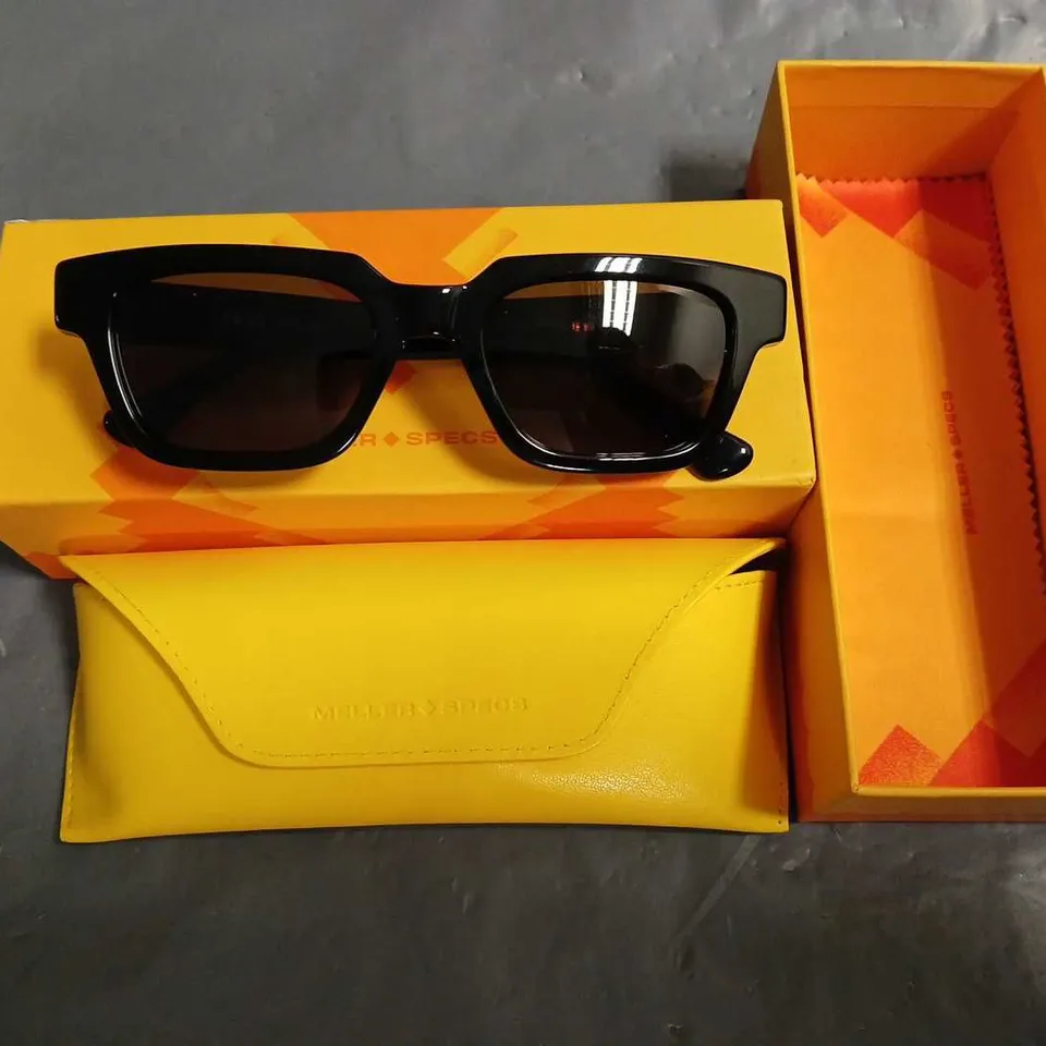 BOXED PAIR OF MELLER SPECS BLACK FRAMED GLASSES