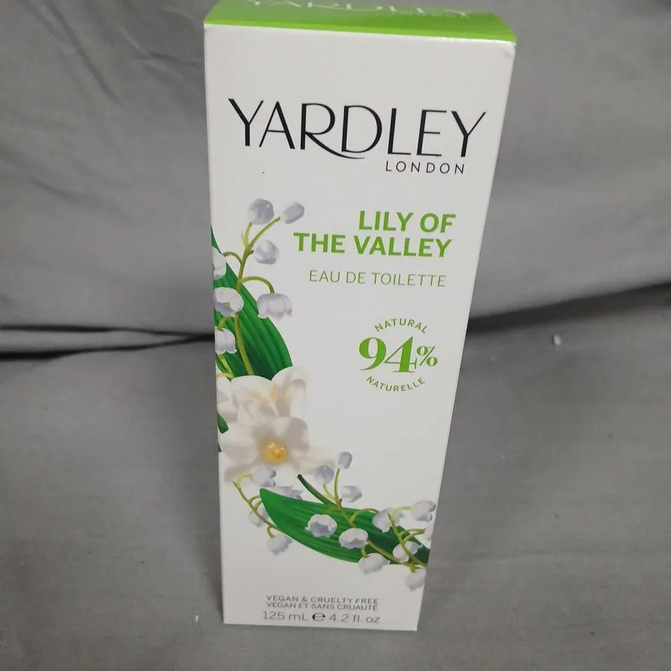 BOXED YARDLEY LILY OF THE VALLEY EAU DE TOILETTE 125ML