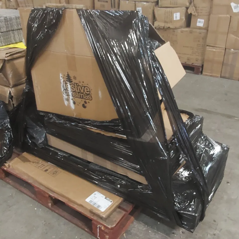 PALLET CONTAINING A LARGE QUANTITY OF ASSORTED GARDEN FURNITURE PARTS ECT