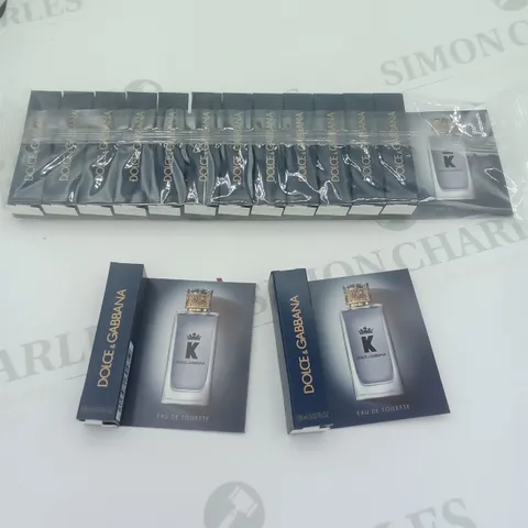 BOX OF APPROX 900 DOLCE & GABBANA 0.8ML TESTER SPRAYS