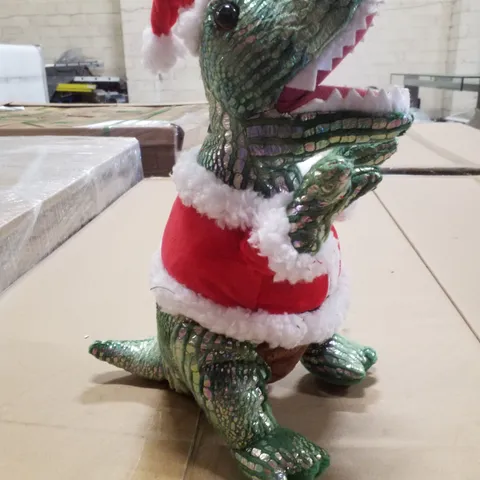 PALLET CONTAINING APPROXIMATELY 56 BOXES EACH CONTAINING 6 BRAND NEW PLUSH CHRISTMAS DINOSAUR TOYS
