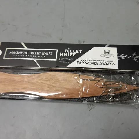 MAGNETIC BILLET KNIFE MAGIC TRICK