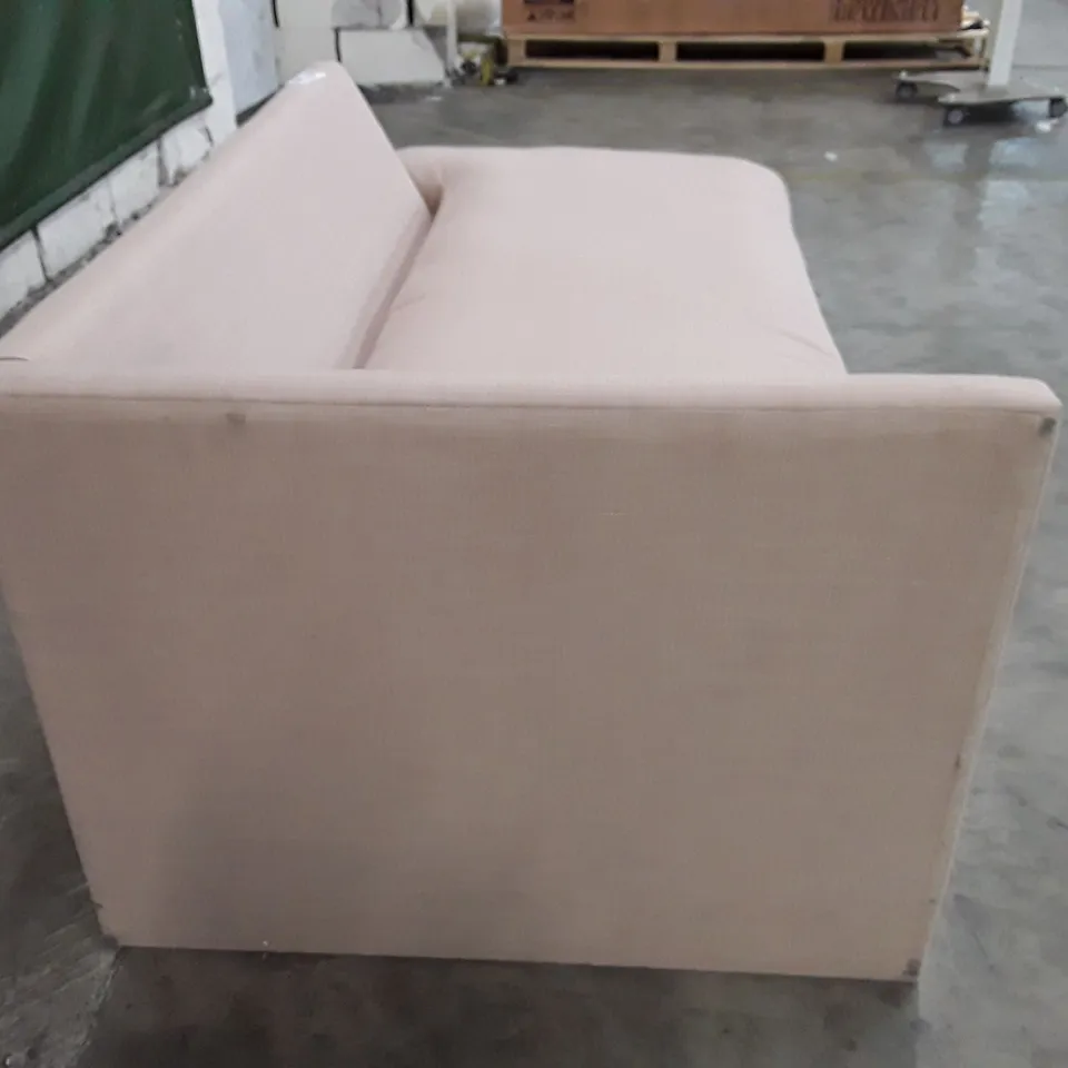 QUALITY DESIGNER ALDERTON CHAISE SOFA - BEIGE FABRIC 