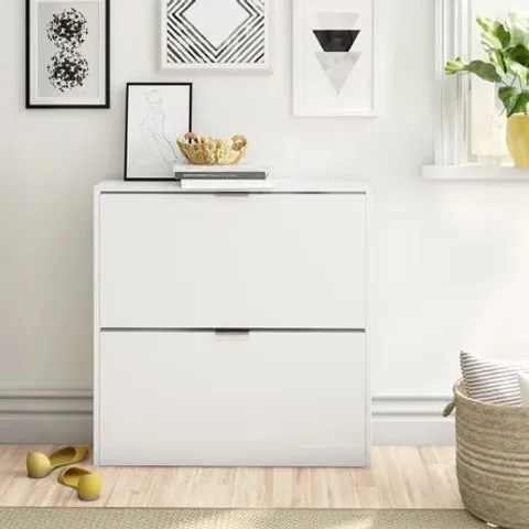 BOXED 16 PAIR FLIP DOWN SHOE STORAGE