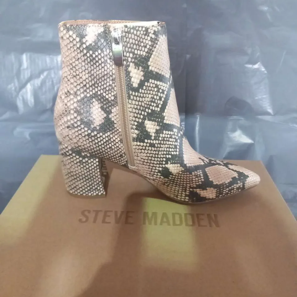 BOXED STEVE MADDEN NADALIE TAN SYNTHETIC SIZE 37