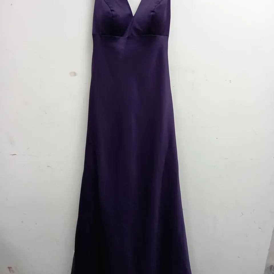 ALFRED ANGELO PURPLE MAXI DRESS - 8