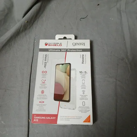 BOX OF APPROXIMATELY 20 SAMSUNG GALAXY A12 INVISIBLESHIELD GLASS ELITE+ SCREEN PROTECTOR PACK 
