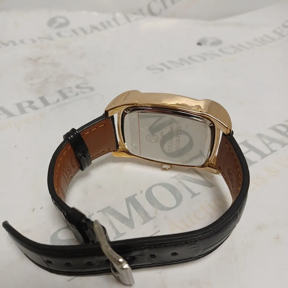 MENS TALIS CO WATCH – MOON PHASE MOVEMENT – SUB DIAL – GENUINE LEATHER STRAP 