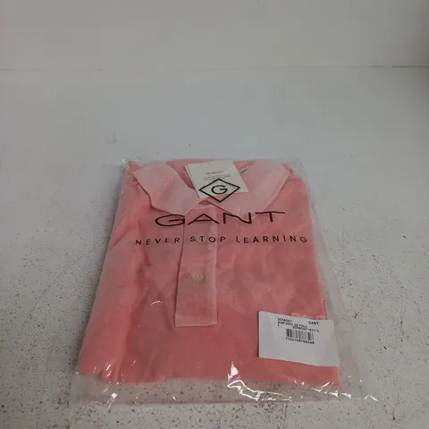 GANT SUNFADED SHORT SLEEVE POLO LARGE