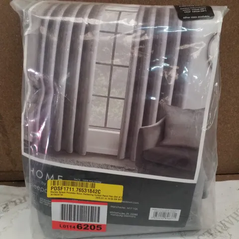 MARBLE SPLASH POLYESTER ROOM DARKENING CURTAIN PANEL PAIR (SET OF 2)