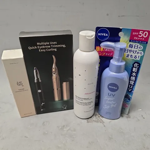 APPROXIMATELY 12 ASSORTED HEALTH & BEAUTY ITEMS TO INCLUDE - NIVEA SUPER WATER GEL SPF 50, AVLON NOURISHING CONDITIONER ETC