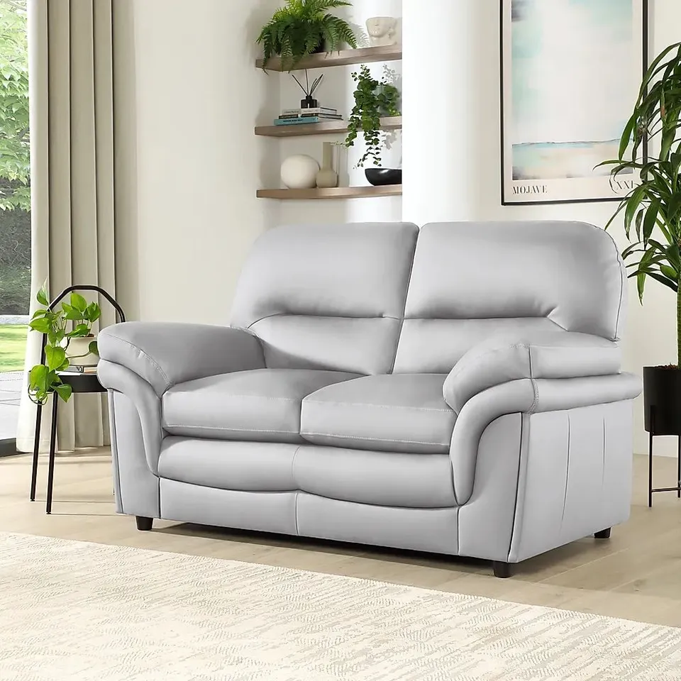 BOXED DESIGNER ANDERSON IVORY 2 SEATER SOFA