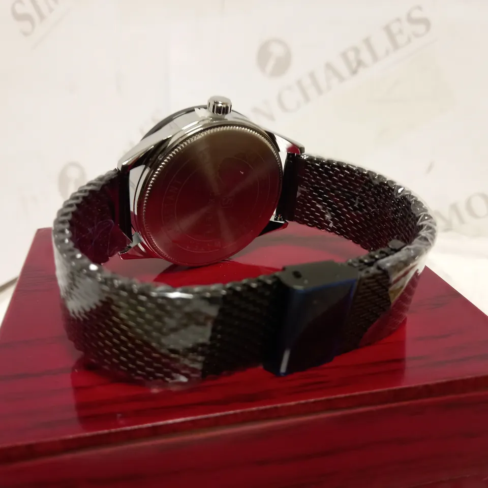 STOCKWELL DATE DIAL MESH STRAP WRISTWATCH RRP £650