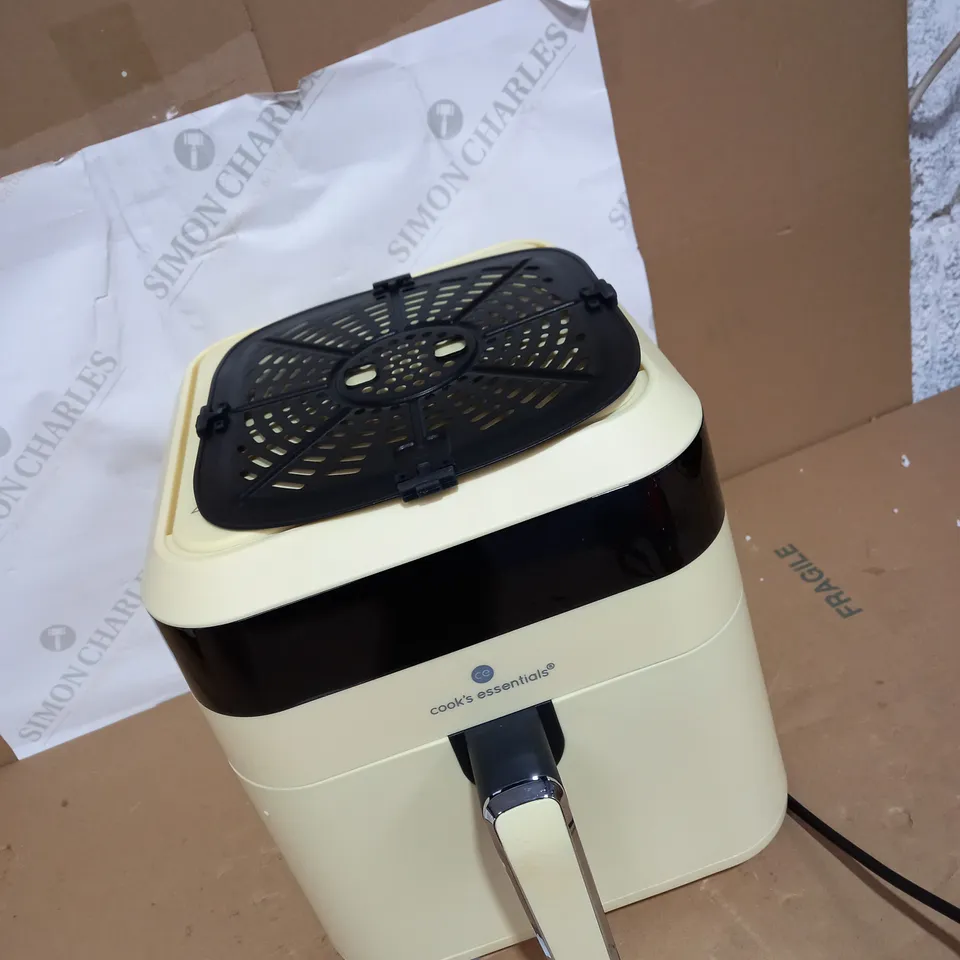 COOKS ESSENTIALS AIR FRYER IN YELLOW