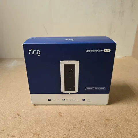 BOXED AND SEALED RING SPOTLIGHT CAM PRO