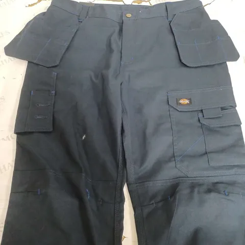 DICKIES NAVY WORK PANTS - 38W 30L