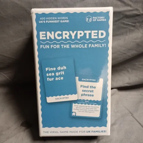 SEALED ENCRYPTED FAMILY PARTY CARD GAME