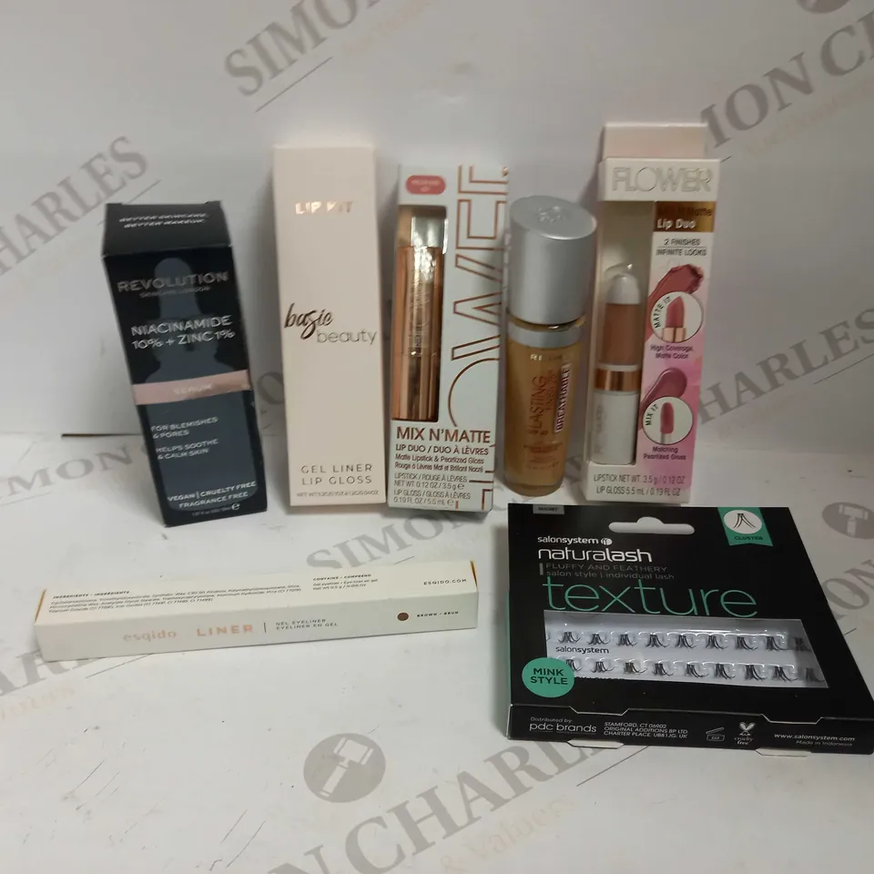 LOT OF APPROXIMATELY 20 ASSORTED HEALTH & BEAUTY ITEMS, TO INCLUDE FACE SERUM, LIP GLOSS, LASHES, ETC