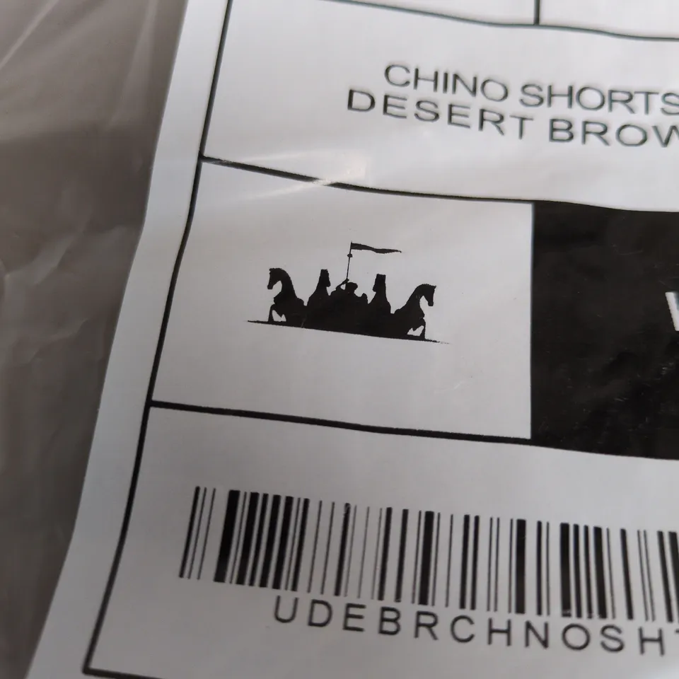 BAGGED FITIZEN HYPER STRETCH CHINO SHORTS DESERT BROWN - W32