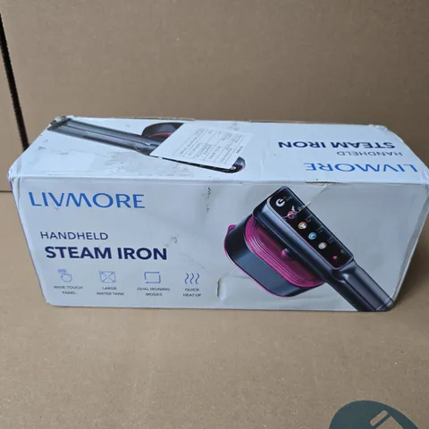 BOXED LIVMORE HANDHELD STEAM IRON