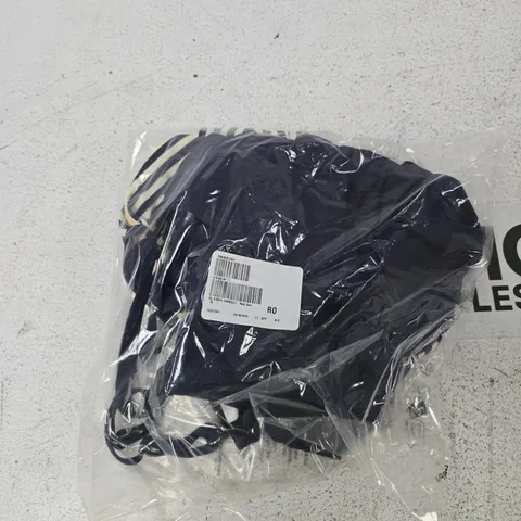RUTH LANGSFORD STRIPE SWIMSUIT NAVY SIZE 14