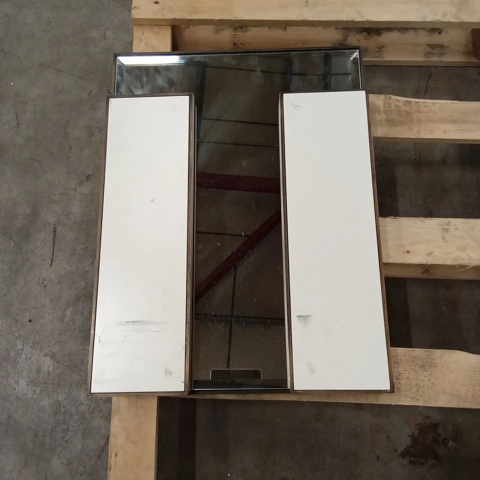 QUALITY DESIGNER CRYSTAL MIRROR WITH WINGS AND BRASS