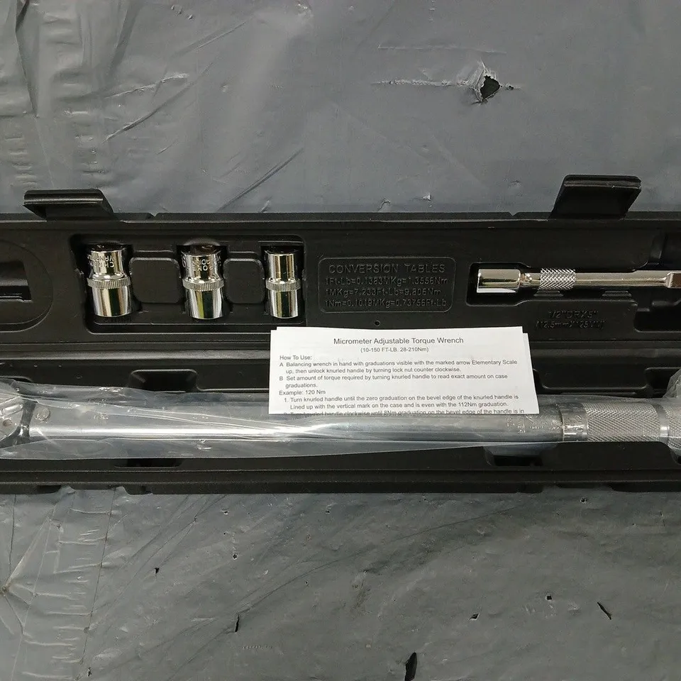 MICROMETER ADJUSTABLE TORQUE WRENCH