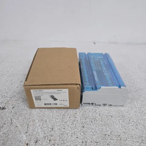 TD-80-100ALL TD COMPACT FOUR POLE DISTRIBUTION BLOCK – 80/100 A, BOXED