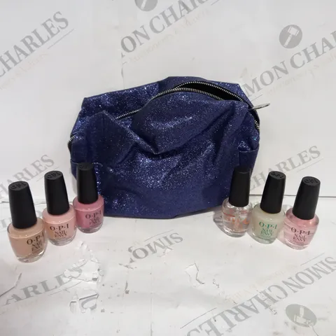 OPI 6 PIECE NAIL ENVY COLLECTION AND BAG