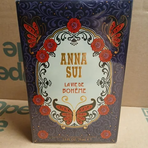 BOXED AND SEALED ANNA SUI LA VIE DE BOHEME EAU DE TOILETTE 75ML