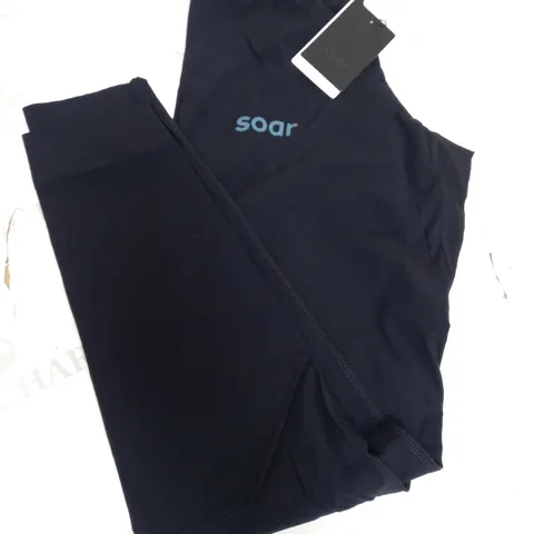 SOAR BLACK GYM LEGGINGS SIZE M 