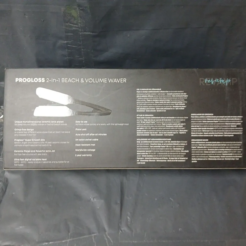 REVAMP PROGLOSS WV-3000-EU 2-IN-1 BEACH & VOLUME WAVER – HAIR STYLER
