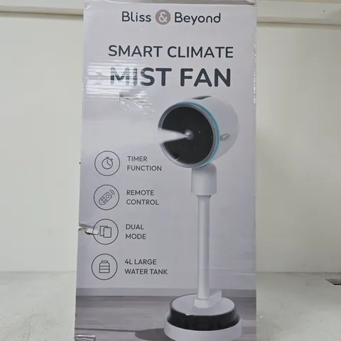 BLISS & BEYOND SMART CLIMATE MIST FAN – BOXED