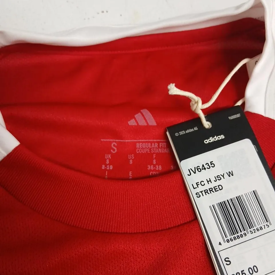 LIVERPOOL FC HOME SHIRT – DIOGO J. – NO. 20 – ADIDAS OFFICIAL LICENSED PRODUCT, UK SIZE S
