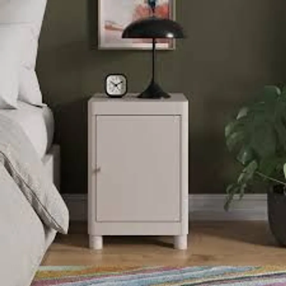 BOXED HALLIE BEDSIDE - STONE (1 BOX)