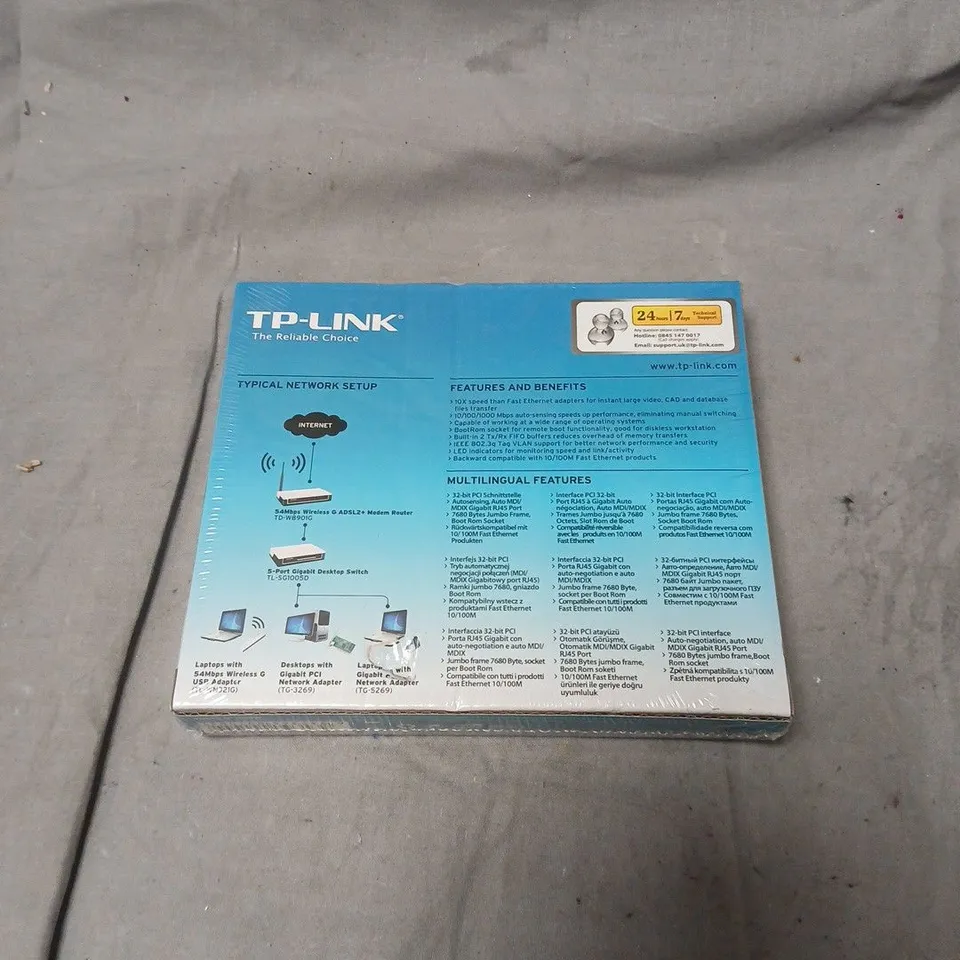 SEALED TP-LINK GIGABIT PCI NETWORK ADAPTER TG-3269 