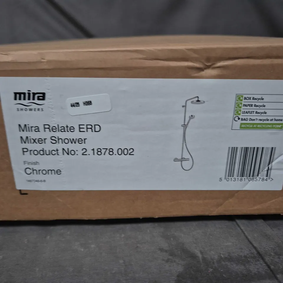 Mira Relate ERD Mixer Shower – Chrome Finish (Product No: 2.1878.002)