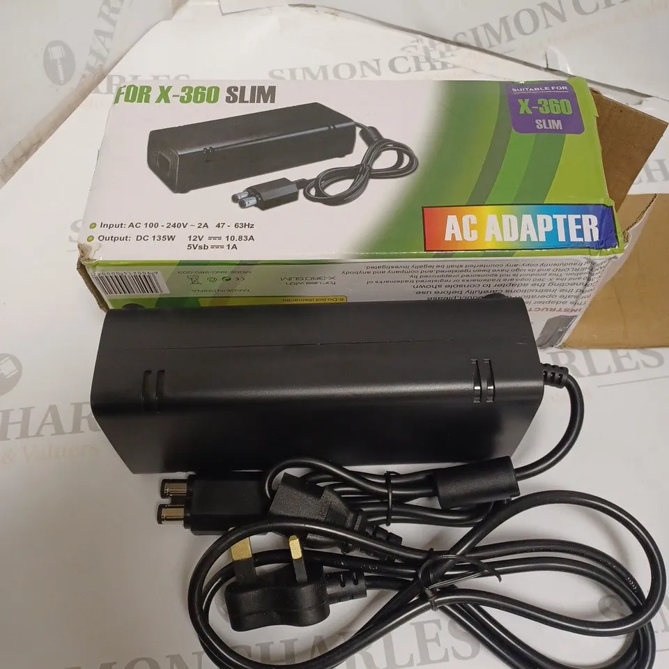 AC ADAPTER FOR XBOX 360 SLIM
