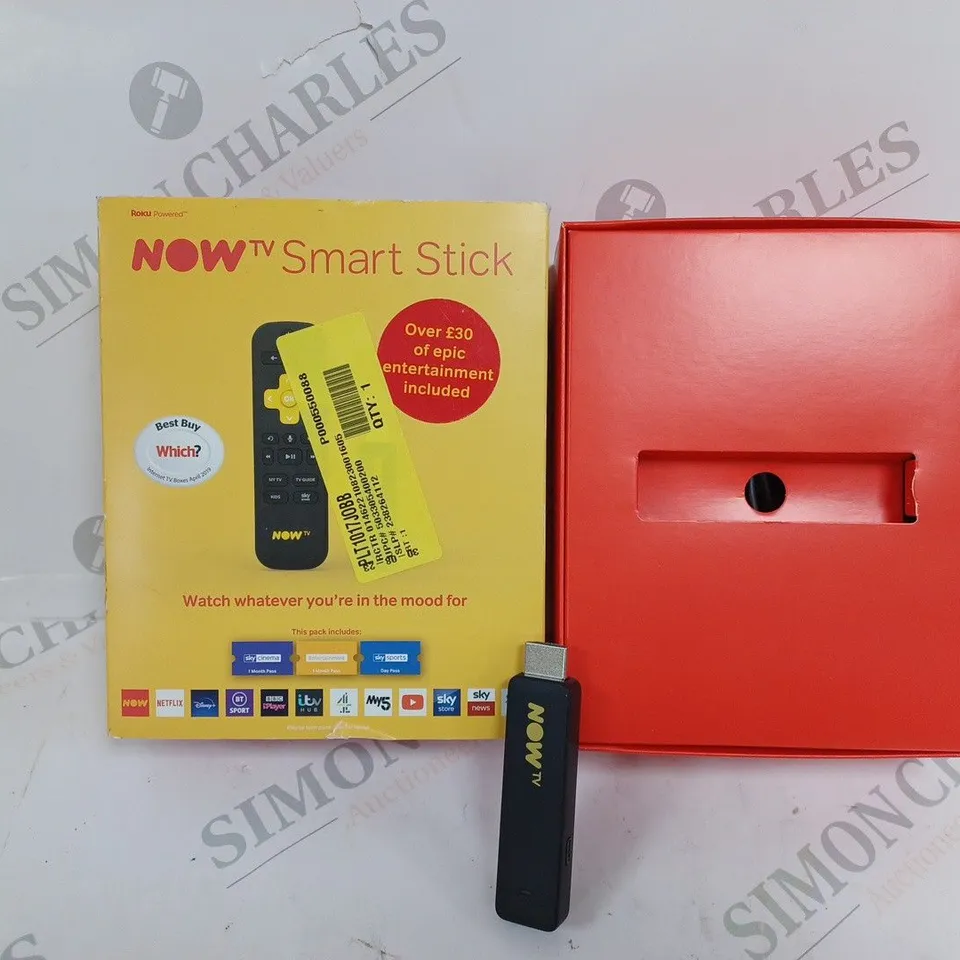 BOXED NOW TV SMART TELEVISION STREAMING STICK 